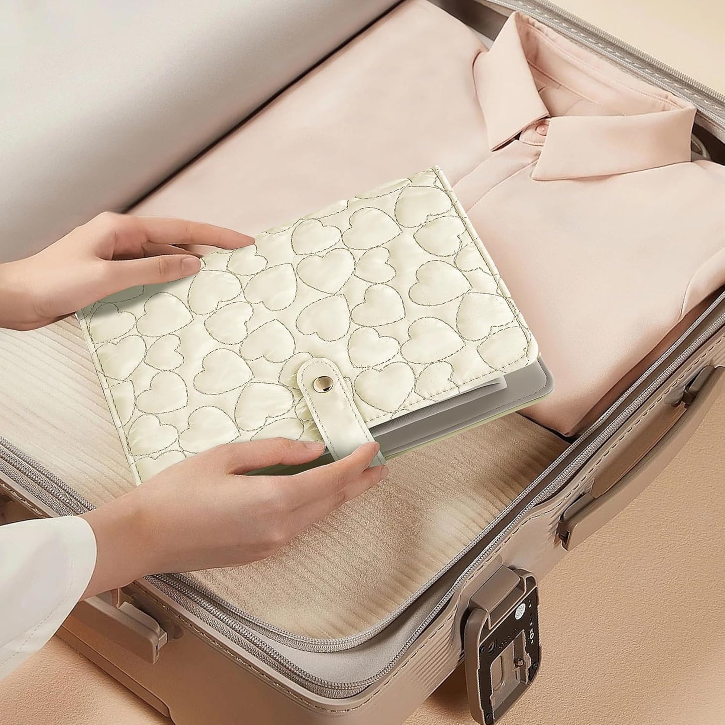 Travel Jewelry Organizer Case,Jewelry Storage Roll Bag for Women,Tangle-Free Portable Storage for Necklaces & Earrings/Rings/Bracelets,Jewelry Storage Book, Waterproof Organizer Bag
