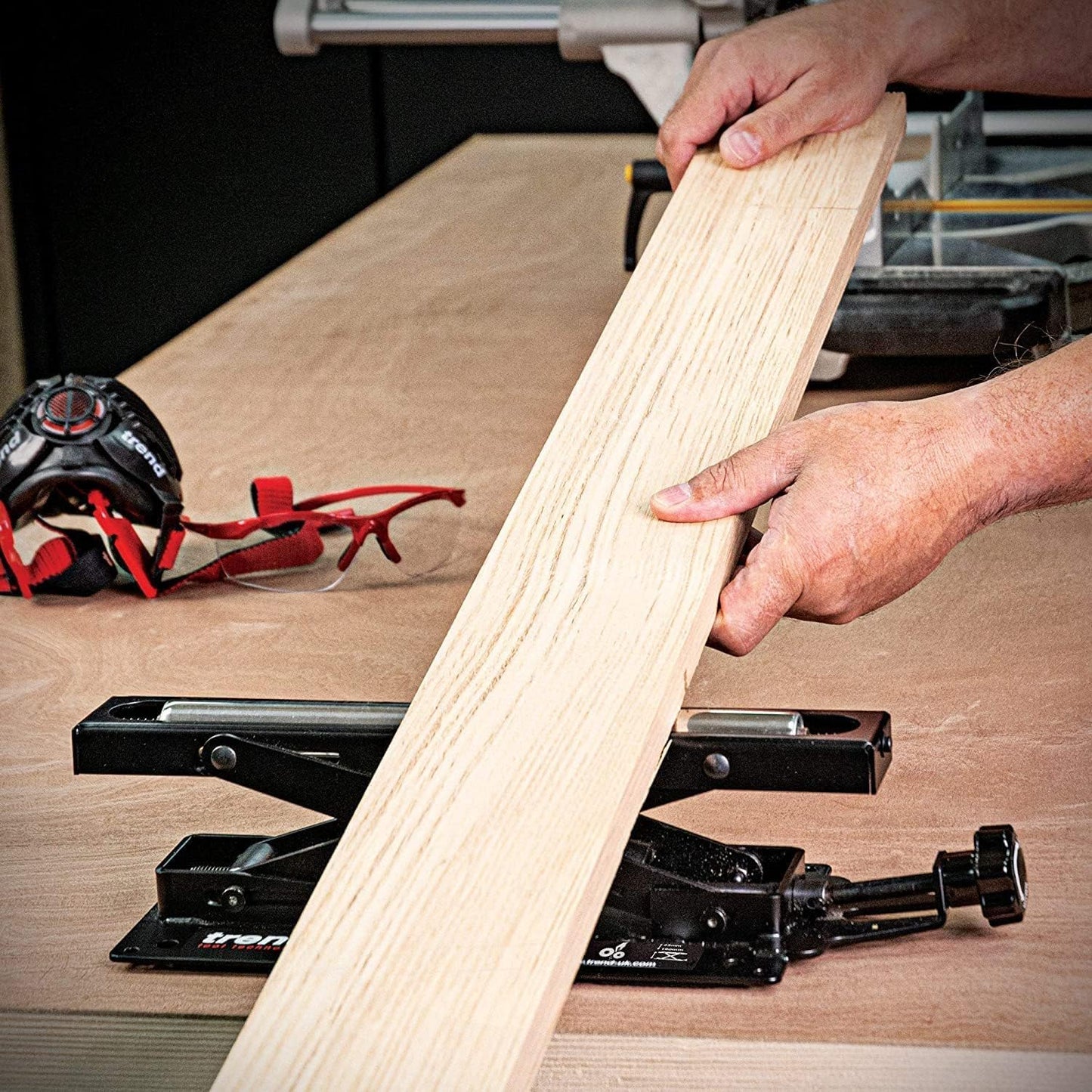 Trend Set of 2 Adjustable Miter Saw Roller Stand, 140 lbs Capacity and Height Adjustment from 2 inches to 6.3 inches, R/STAND/A/2