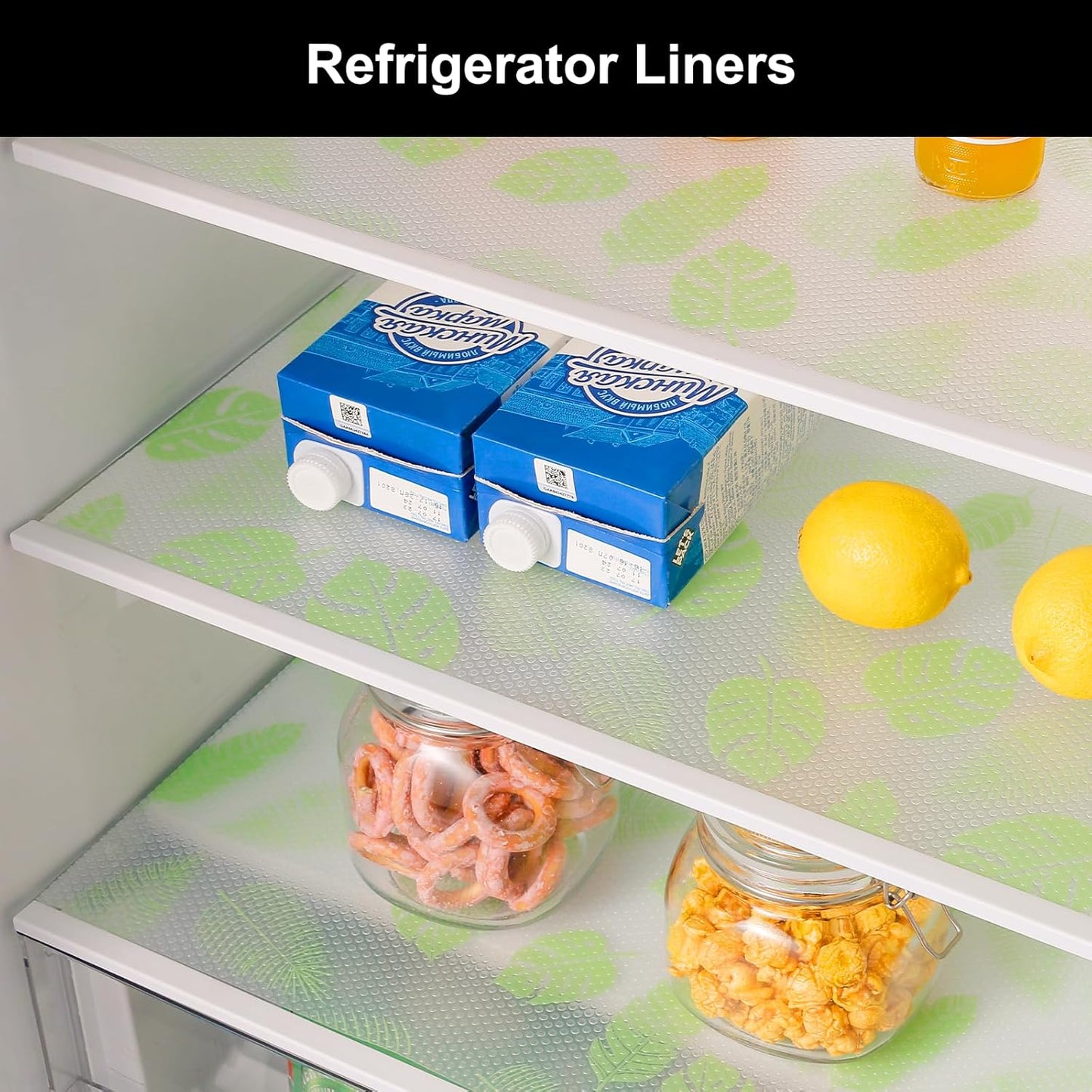 Cooyes Shelf Liner – Premium Non-Adhesive Cabinet & Drawer Liner for Kitchen – Waterproof Shelf Paper with Modern Pattern – Durable EVA Cabinet Mat – Easy to Cut (11.8" W x 236" L)