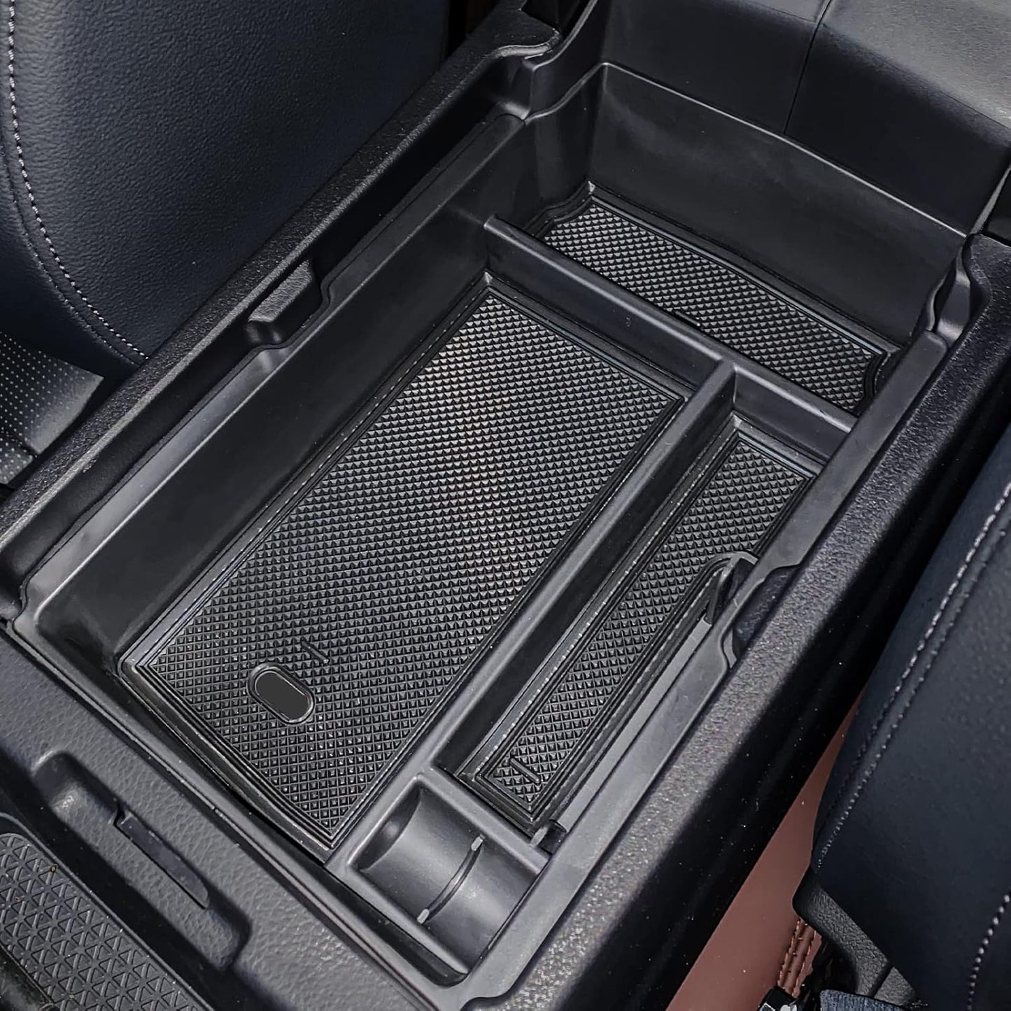 2PCS Center Console Organizer Tray and Armrest Storage Box Compatible with 2026 2025 2024 2023 Honda CRV Accessories Insert Secondary Storage Box with ABS Material