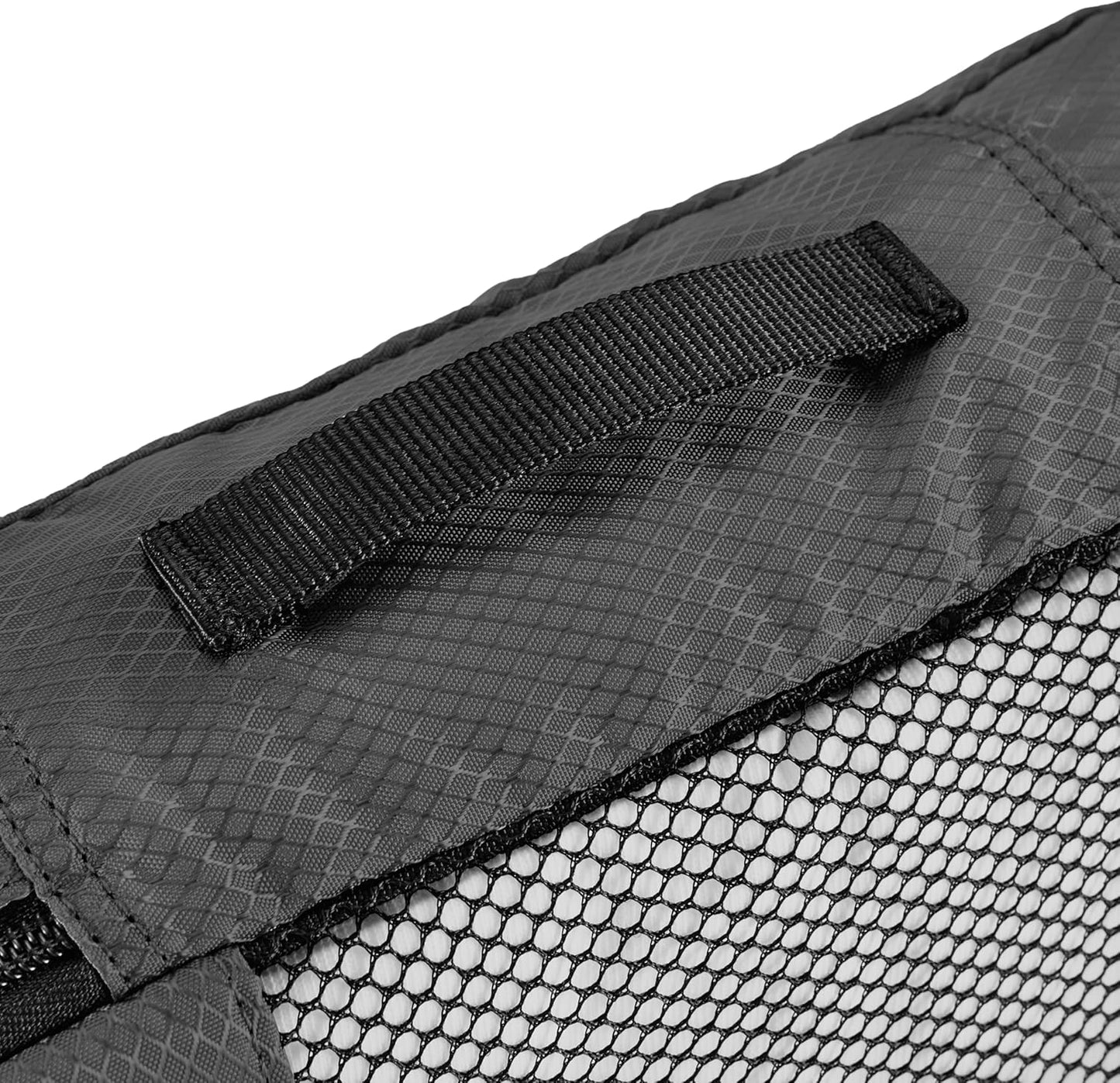 Amazon Essentials 4-Piece Packing Cubes Travel Accessories Set, Luggage Organizer with Double Zipper, Mesh Top, 100% Polyester, Small, Black (Previously Amazon Basics)