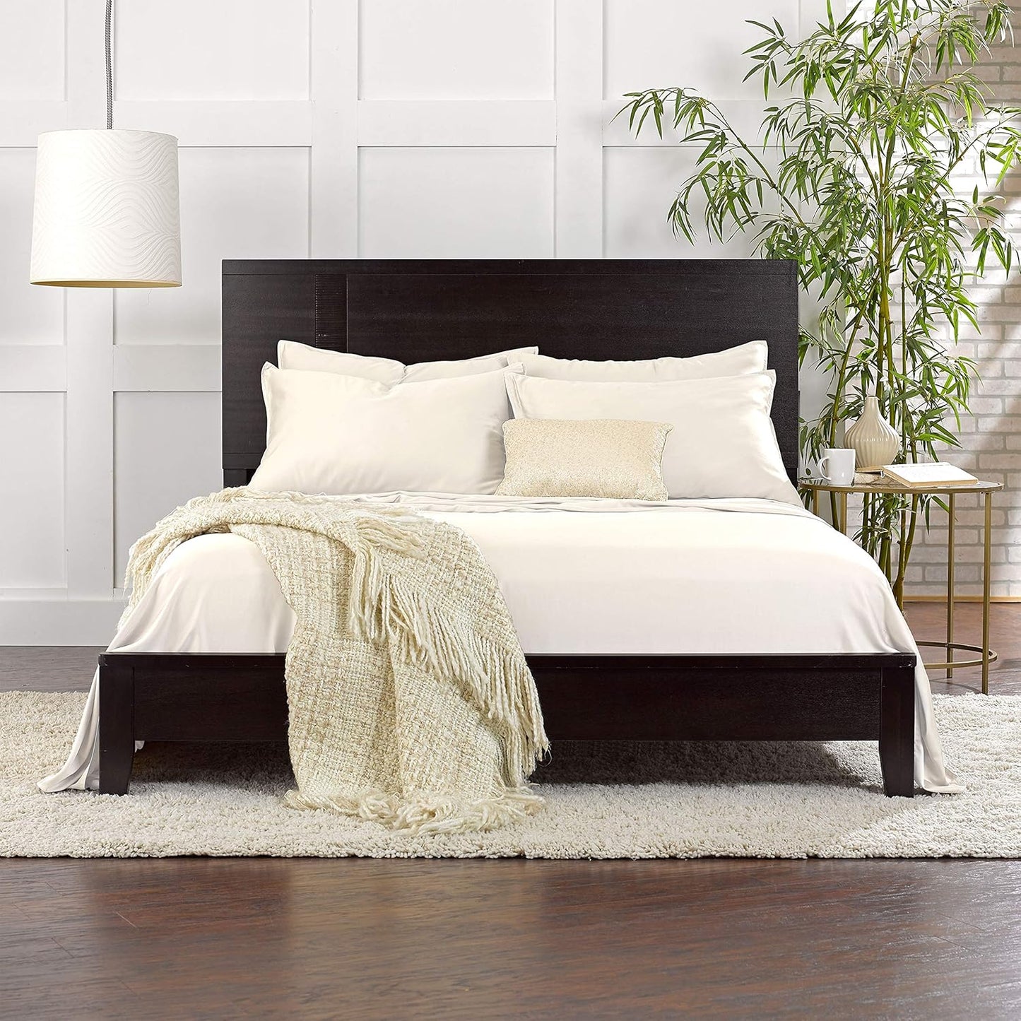 King Pillowcases by Pure Bamboo, Genuine 100% Organic Viscose Derived from Bamboo, Luxuriously Soft & Cooling, Double Stitching, Envelope Closure (2 King Pillowcases, Ivory)