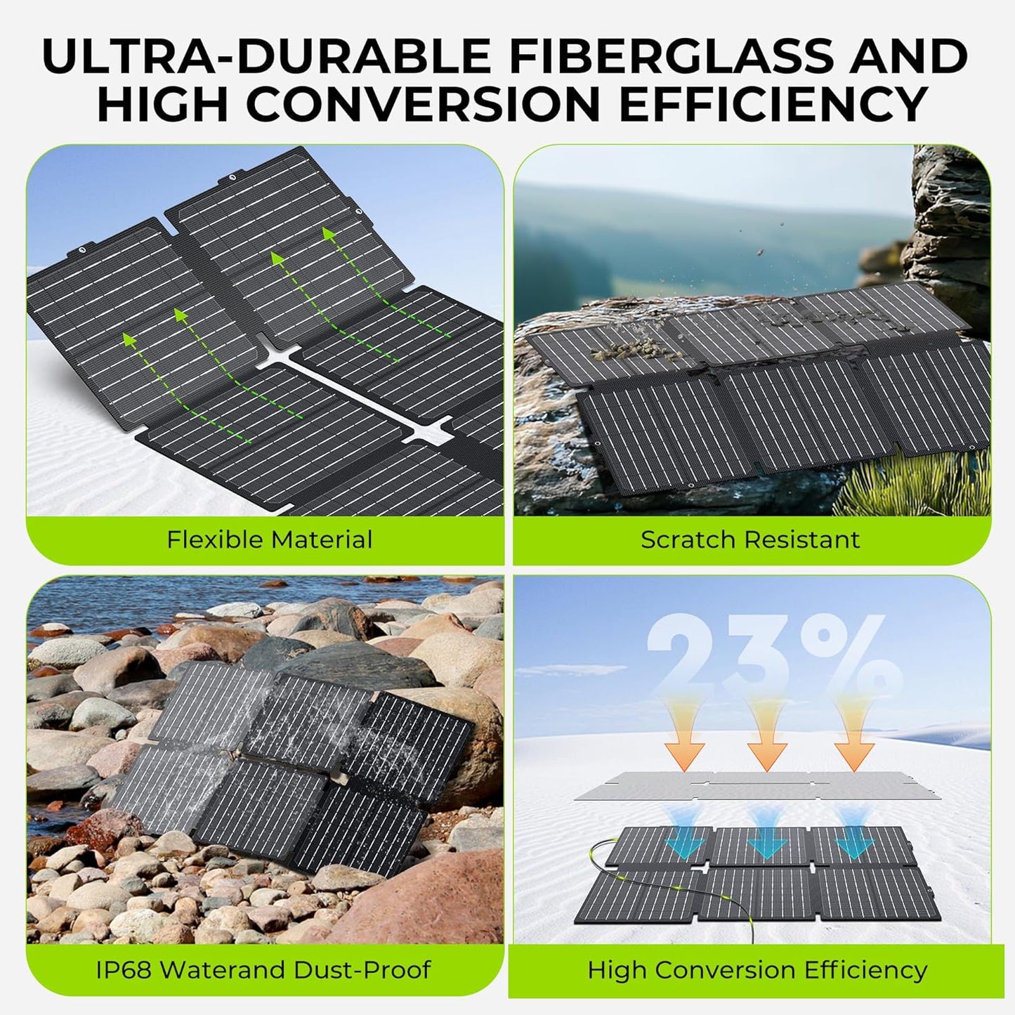 Portable Solar Generator, 300W Portable Power Station with Foldable 60W Solar Panel, 110V Pure Sine Wave 296Wh Lithium Battery Pack for Home Use RV Van Outdoor Camping, Foldable Panel included