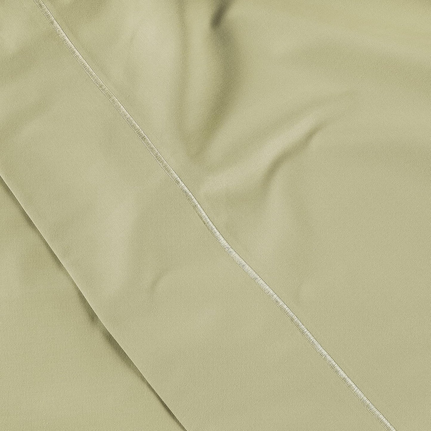 Pillow Case Covers King, Set of 2, 100% Egyptian Cotton Sateen, Soft Cool & Smooth 1000 Thread Count Pillow Cases - Seafoam