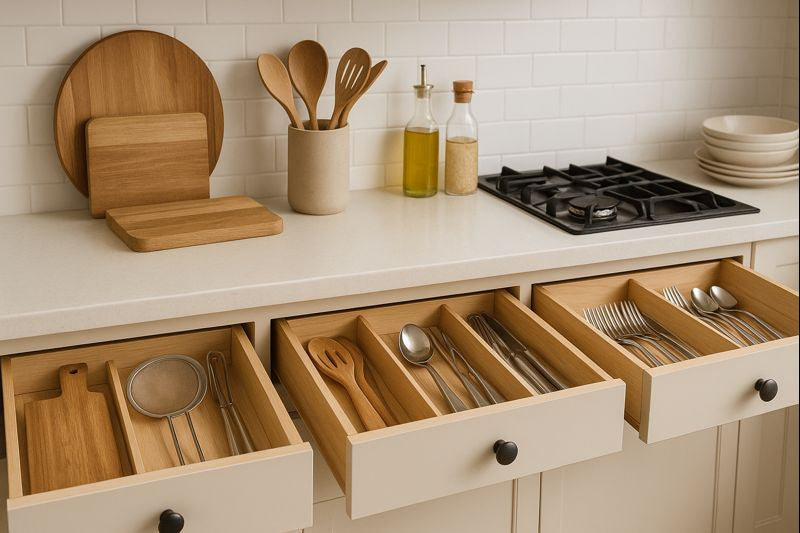 Kitchen Zone Organization: Prep, Cook, Serve