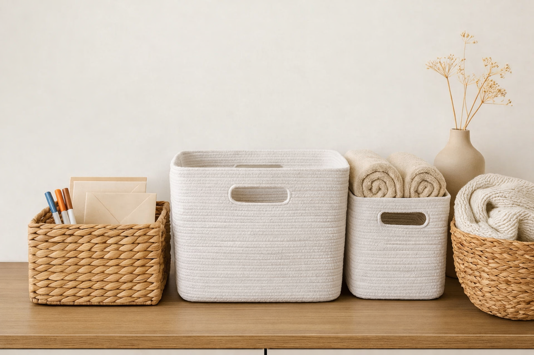 Why Baskets & Bins Are the Foundation of an Organized Home
