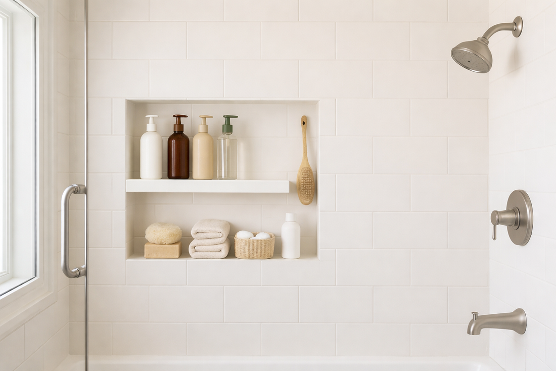Shower Essentials Organization