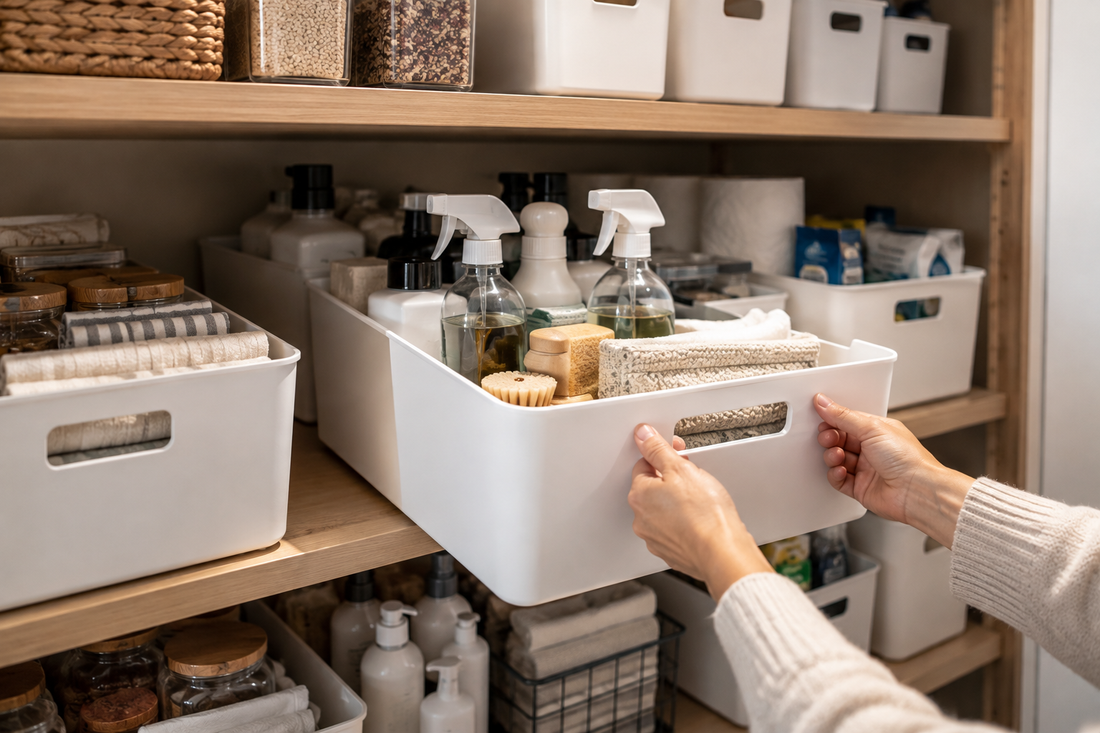 How to Organize Deep Shelves So Items in the Back Are Still Easy to Reach