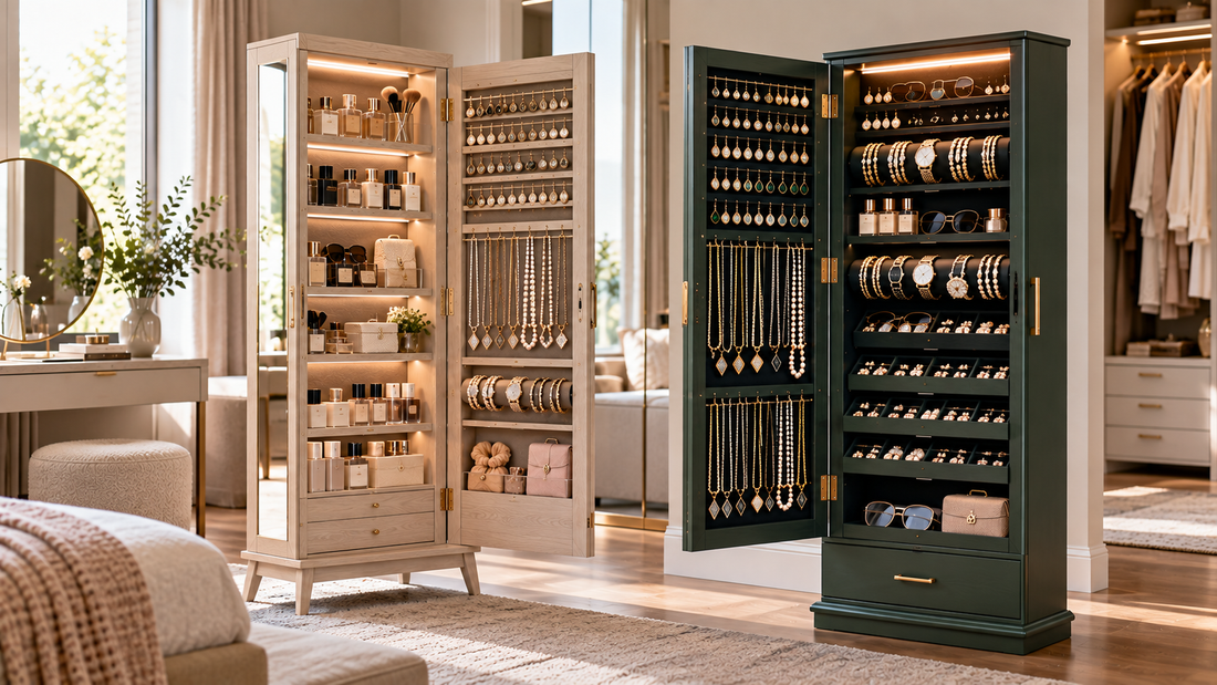 Jewelry Armoire With Open Shelves vs Jewelry-Only Cabinet: Which Is Better for Mixed Storage?