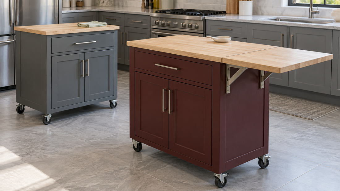 Fixed Countertop vs Drop-Leaf Kitchen Island: Which Better Fits a Changing Work-Surface Need?