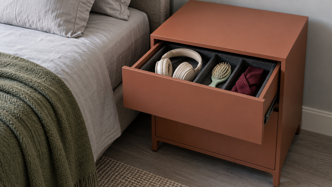 How to Organize Bedroom Items You Want Nearby but Not Left on Display