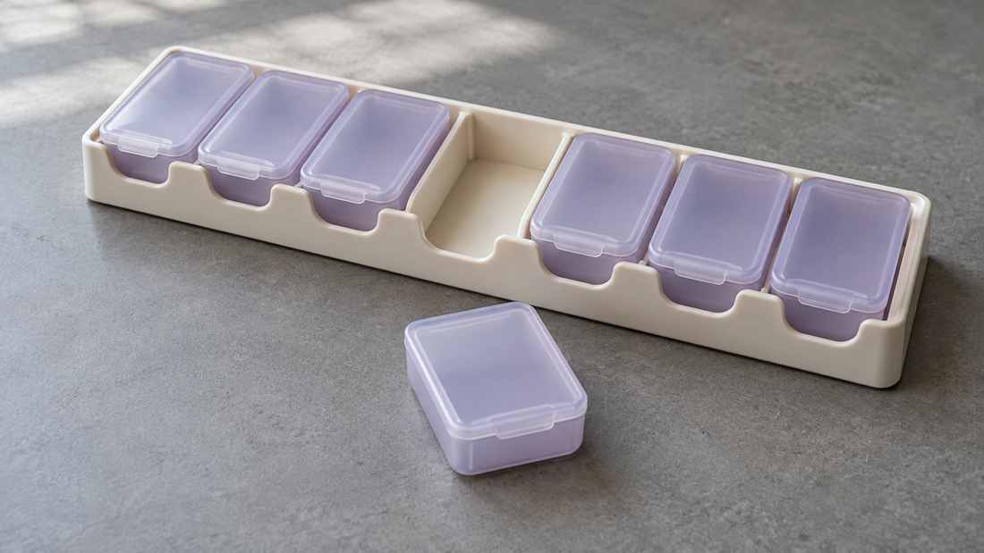 How to Keep a Removable Daily Pill Case Easy to Take Out of Its Weekly Holder