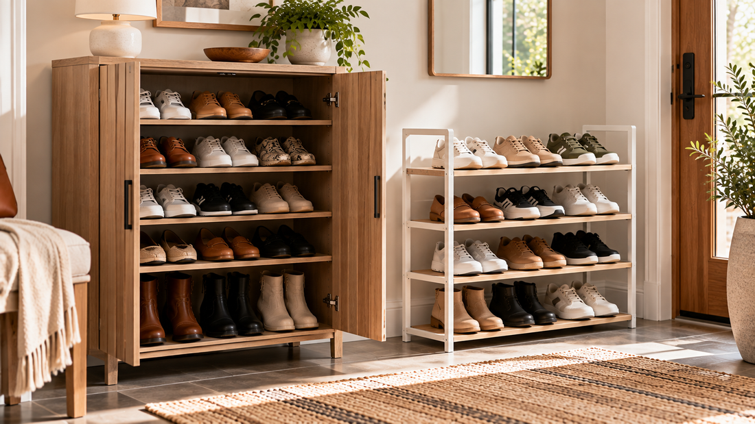 Shoe Cabinet With Doors vs Open Shoe Organizer: Which Is Better for Everyday Shoes?