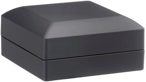 Allure,Luxury Earring & Pendant Box With LED Light, Square Shaped Elegant Diamond Pendant & Earring Case, Black Velvet Interior Jewelry Display Gift Box For Unique Proposal, Engagement Or Wedding