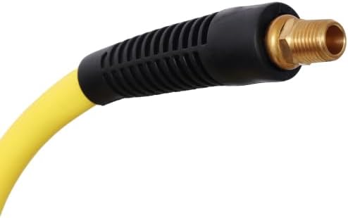 【LuckyNote】Retractable Air Hose Reel, 3/8" x 100 Feet, 300 PSI, Spring-Driven Steel, Heavy Duty Industrial, Hybrid hose, Portable and Durable