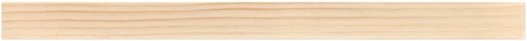 Homeforia 24 inch Wood Floating Shelves, High End Solid Natural Wood 24inch Floating Shelf for Wall, Unfinished Wooden 24 inches Floating Shelves, Heavy Duty Bracket, 24 X 6.5 X 1.75 in, Set of 4