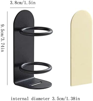 Mighty Eco-Friendly Wall Toothbrush Holder for Bathroom - No Drilling, 2Pack (White)