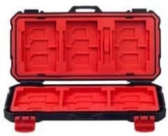 Vidpro Super Rugged Memory Card Case Holds 3 XQD, 3 CF, 12 SD & 6 MicroSD