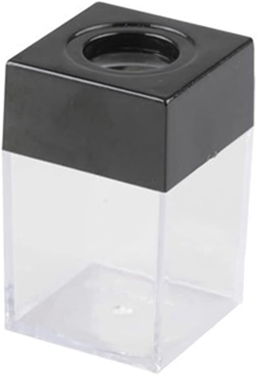 Premium Clear Paper Clip Dispenser Pushpin Storage For Case Thumbtack Dispenser Metal Pin Organizer Holder Box