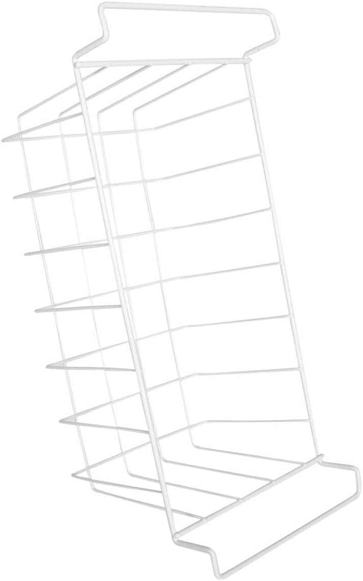 Heavy-duty Metal Freezer Storage Basket Organizer with Handle Hanging Wire Bins for Chest and Upright Freezers Refrigerator Dividers for Kitchen Pantry Organization