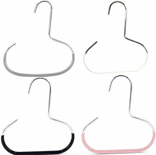 Maximize Closet Space with Versatile Storage, Hat Hangers for Closet, Hat Organizer, Multi-Functional Organizer Space Saving for Hats, Ties, Scarves, Delicate Fabrics (4pcs*Mix)