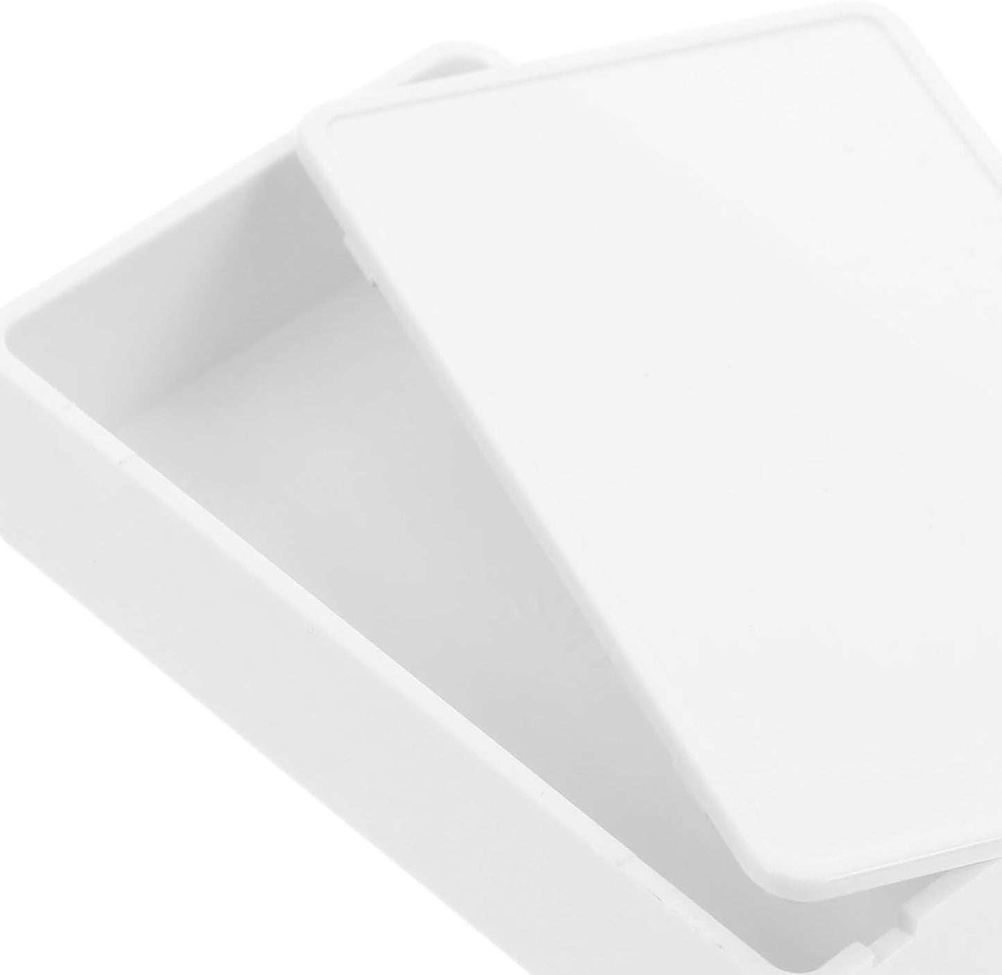 4pcs Portable Plastic Junction Boxes Hidden for Travel Storage for Cash Jewelry and Valuables Outdoor Use White