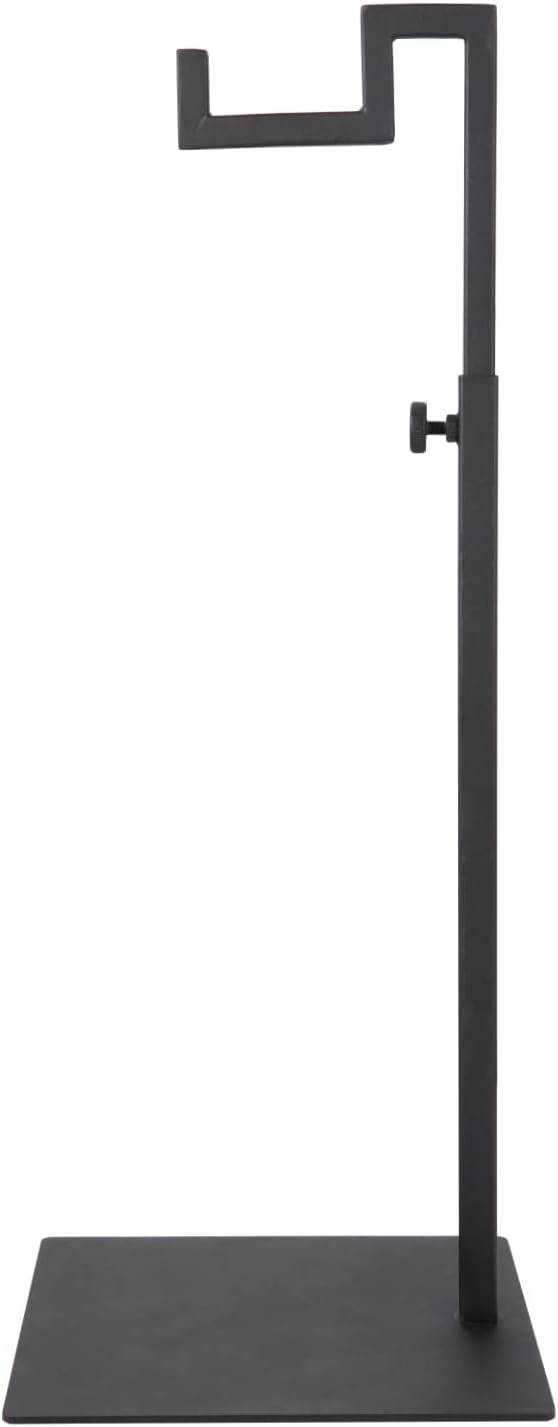 Polmart Countertop Adjustable Display Stand Stand for Handbags, Wreaths, Hats, Scarves, Jewelry & Crafts，Wear-resistant, quiet and sturdy metal base – Black