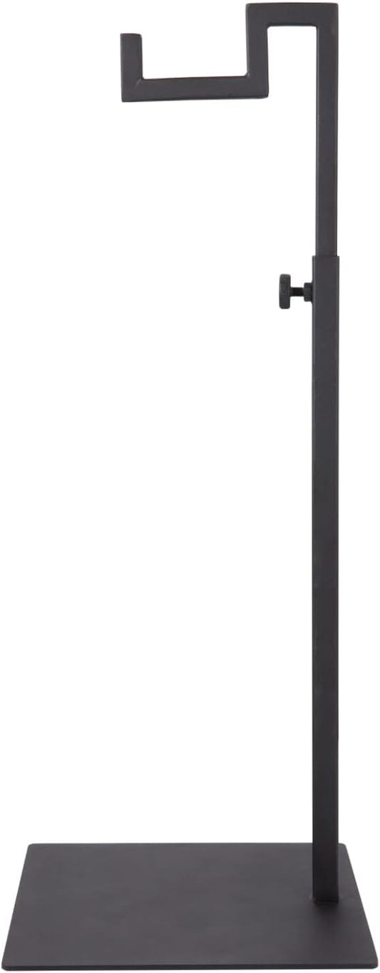 Polmart Countertop Adjustable Display Stand Stand for Handbags, Wreaths, Hats, Scarves, Jewelry & Crafts，Wear-resistant, quiet and sturdy metal base – Black