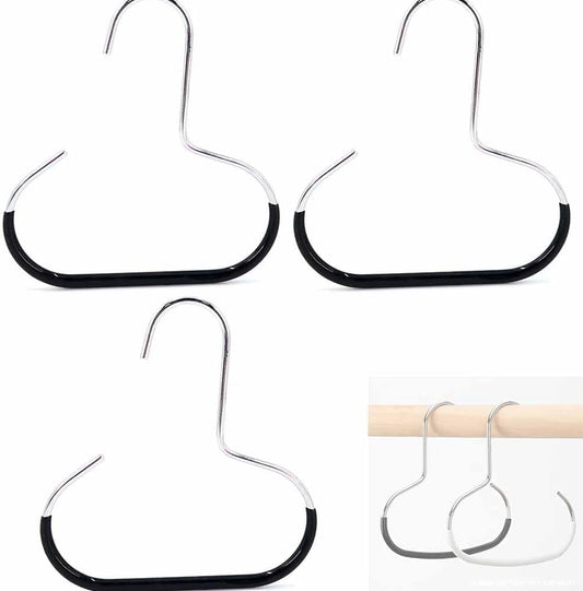 Maximize Closet Space with Versatile Storage, Hat Hangers for Closet, Hat Organizer, Multi-Functional Organizer Space Saving for Hats, Ties, Scarves, Delicate Fabrics (3pcs*Black)