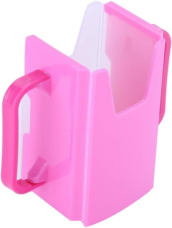 Adjustable Spill-Proof Milk Holder, Milk Carton Holder, Kitchen Tool Reusable for Toddlers Kids(red)