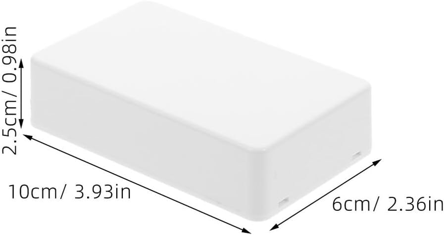 4pcs Plastic Junction Box Hidden Safe Container Portable Secret Storage Box for Money Jewelry Concealment White Camouflaged Outlet Safe Can