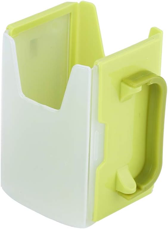 Spill Proof Milk Holder, Adjustable Milk Carton Holder with Handle for Kid Child (Green (Green)