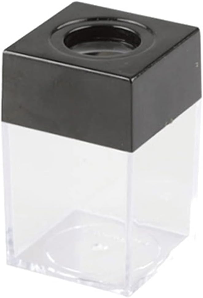 Premium Clear Paper Clip Dispenser Pushpin Storage For Case Thumbtack Dispenser Metal Pin Organizer Holder Box