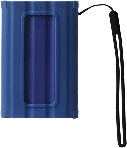 Hermitshell Silicone Carrying Case Replacement for Samsung T7 Shield 2TB / 1TB / 4TB, Portable SSD, USB 3.2 Gen2 External Solid State Drive (Blue, Silicone Case)
