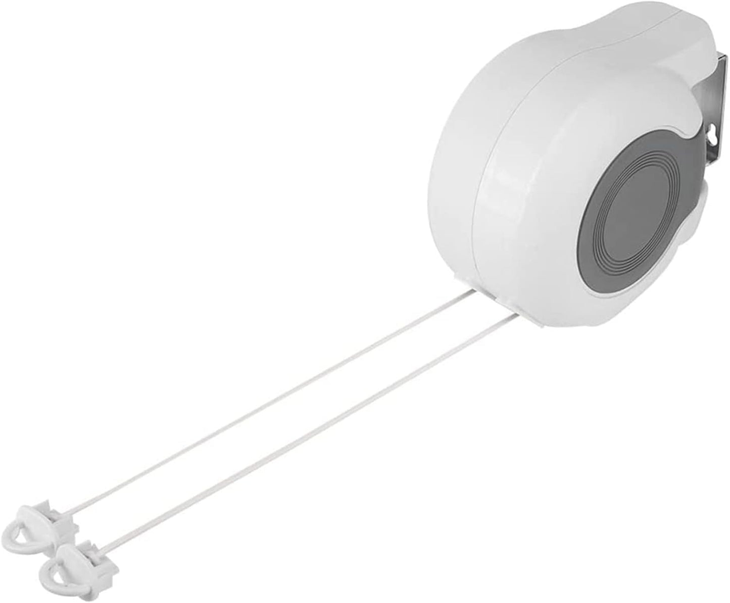 Durable Wall Mounted Retractable Clothes Line Washing Line Indoor Outdoor Double Drying Tool for Balconies and Small Gardens ABSPVC Black