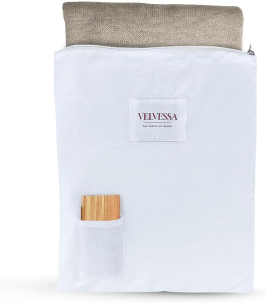 Cashmere Sweater Storage Bags | Pack of 4 |Breathable & Washable Sweater Storage Bags | Suitable Clothes Organizer For Sweaters, Merino Wool, Scarves and more (18"×15")