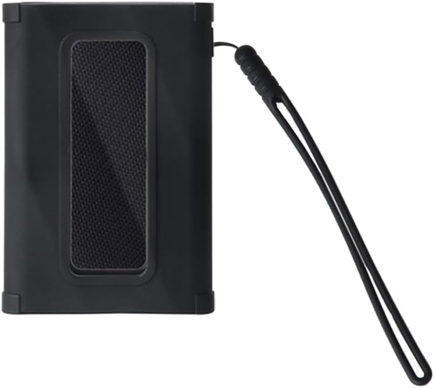 Hermitshell Silicone Carrying Case Replacement for Samsung T9 Portable SSD 2TB / 4TB / 1TB (Black, Silicone Case)