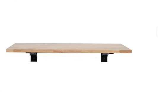 SafeRacks Heavy Duty Wall Mounted Folding Table | Collapsible Workbench with Soft Close Dampers | 48” or 60” Options | Holds Up to 500 lb | Folds Flat Against The Wall (48")
