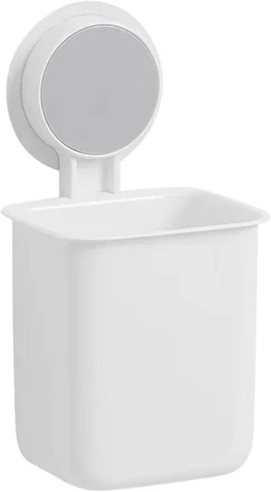 Portable Toothbrush Wall Mounted Holder Toothpaste Mouth Cup Waterproof Holder Drill-Free Bathroom Storage Shelf Rack Organizer