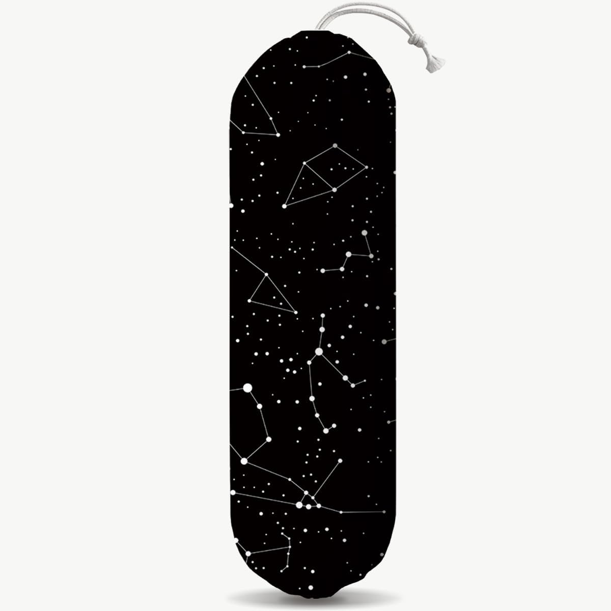 Constellation Stars Plastic Bag Holder, Astrology Reusable Grocery Garbage Bags Holder, Wall Mount Plastic Bags Organizer, Kitchen Housewarming Gift for Women, Kitchen Pattern Garbage Bag 55