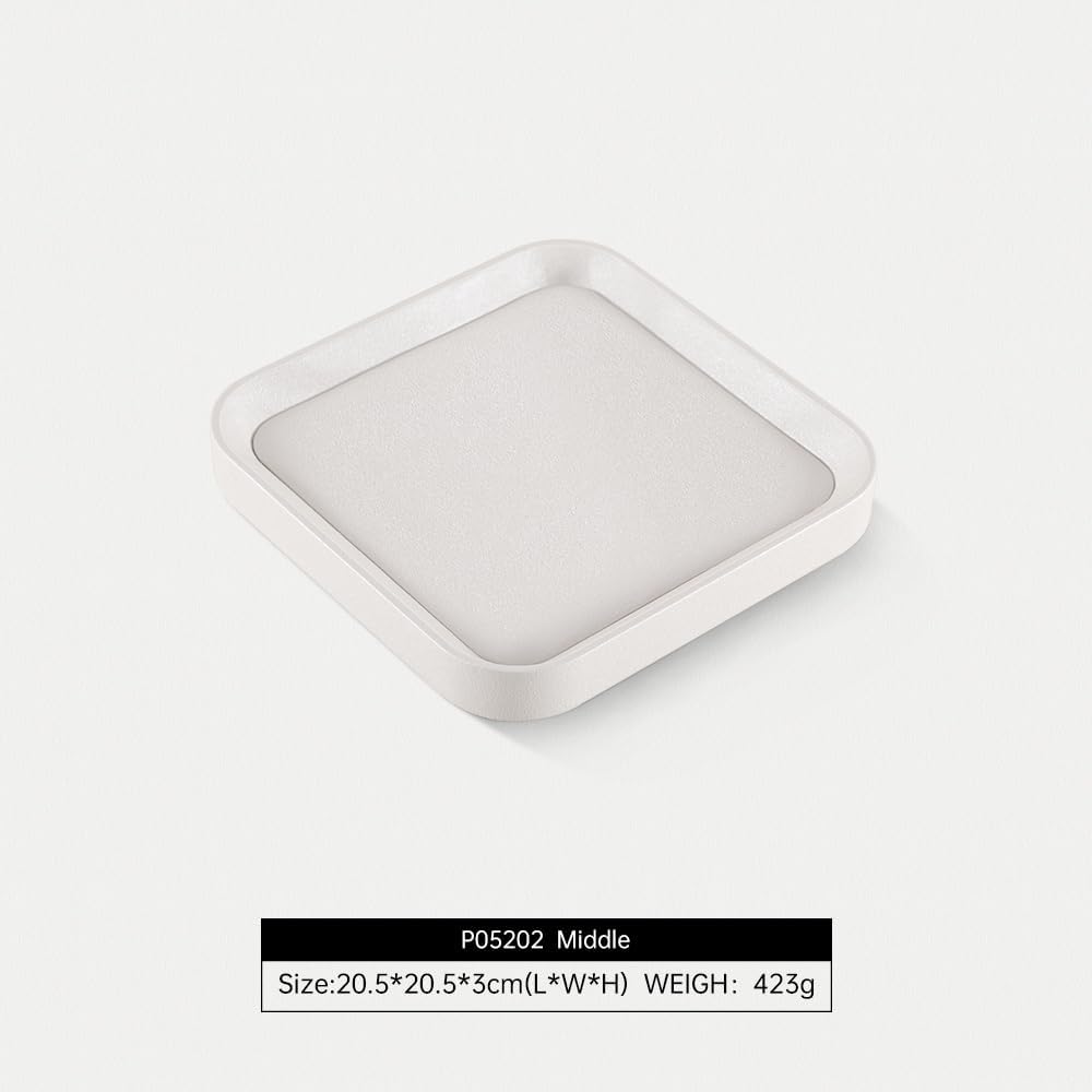 Jewelry Tray, Leather Trinket Tray,Luxury Necklace Organizer,Premium Jewelry Display For Vendors,White Watch Tray