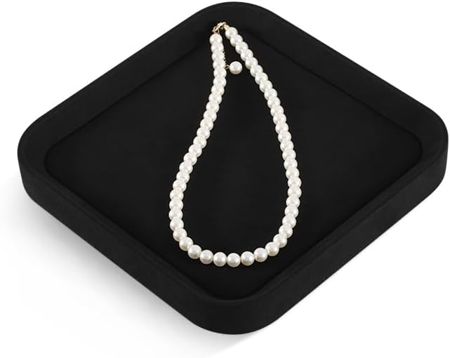 Valet Tray For Men, Velvet Catch All Trays,Luxury Watch Tray,Premium Jewelry Display For Vendors,Black Bracelet Display