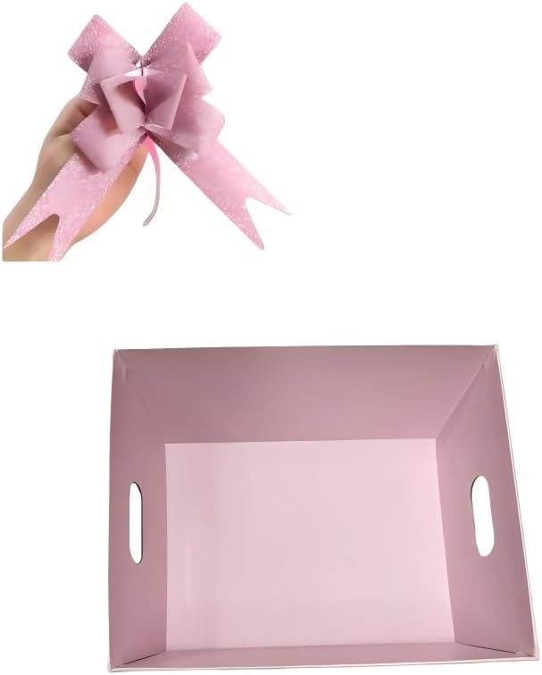 10PACK Pink Baskets for Gifts Empty