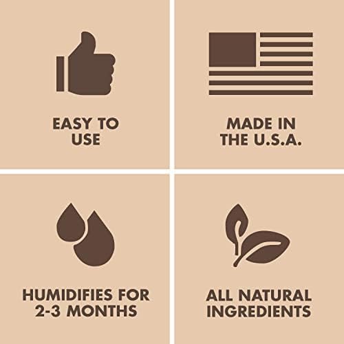 Boveda 75% Two-Way Humidity Control Packs – Size 60 – 20 Pack – Fix Major Moisture Loss in Non-Plastic Humidifier Boxes – Moisture Absorbers – Humidifier Packs – Hydration Packets in Resealable Bag