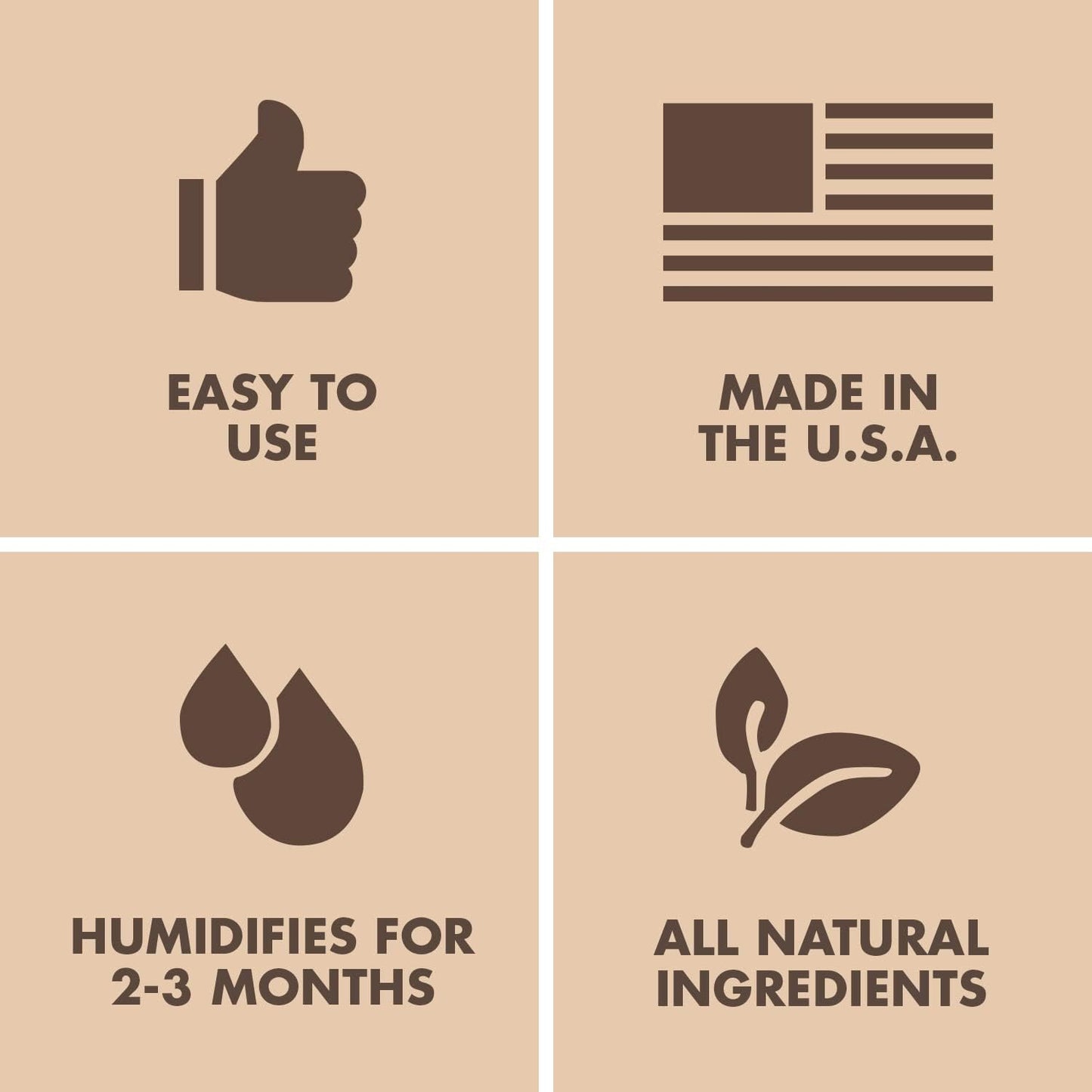 Boveda 84% Two-Way Humidity Control Pack for Seasoning – Season Wood Containers – Size 60 – Single – Individually Wrapped Seasoning Packet