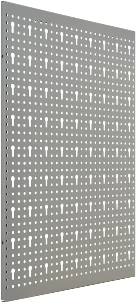 Wall-Mounted Peg Boards 4 pcs 15.7"x22.8" Steel 145350