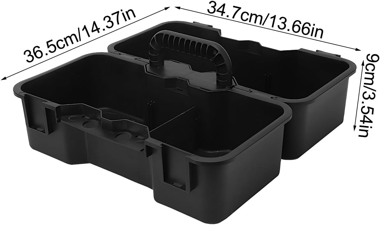 Cleaning Basket With Handle | Portable Multi-Purpose Caddy Lightweight Sturdy For Easy Transport | Ideal Supplies, Bathroom, Dorm, Garden, Car & Laundry