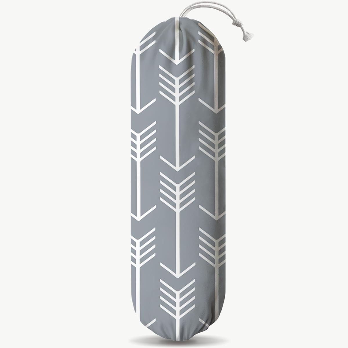 Arrows Plastic Bag Holder, Wall Mount Large Grocery Bags Holder, Washable Shopping Bags Carrierfor Home Kitchen Pantry, Housewarming Gift for Women Friends Family, Kitchen Pattern Garbage Bag 70