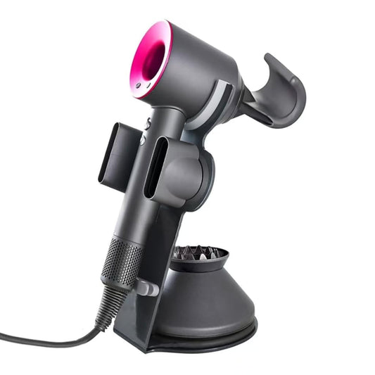 Foho Hair Dryer Holder for Dyson Supersonic, Magnetic Stand with Power Plug Cable Organizer, Bathroom Organizer Supersonic Dryer, Diffuser and Nozzles