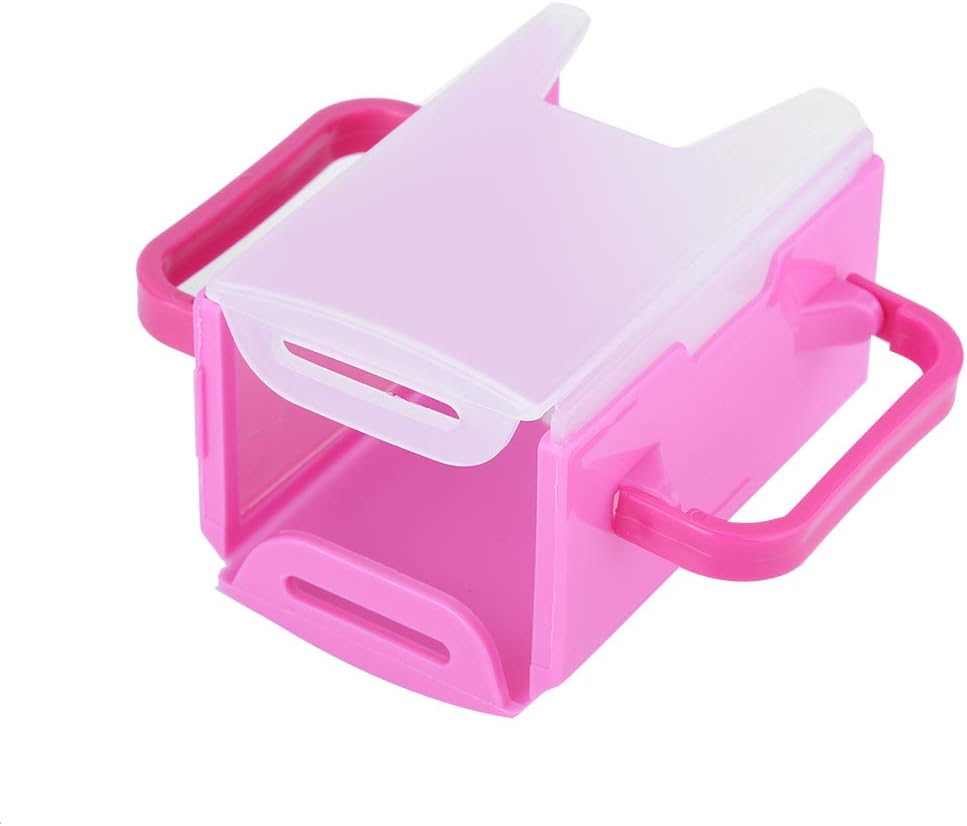 Adjustable Spill-Proof Milk Holder, Milk Carton Holder, Kitchen Tool Reusable for Toddlers Kids(red)
